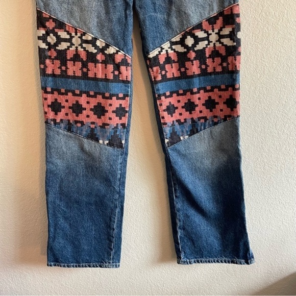 Free People We the Free Free People Rocky Mountain Straight Leg Puddle Jeans - Picture 5 of 13